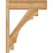 Ekena Millwork Merced Block Rough Sawn Outlooker, Western Red Cedar, 8"W x 28"D x 36"H OUT08X28X36MRC05RWR - alternate 4